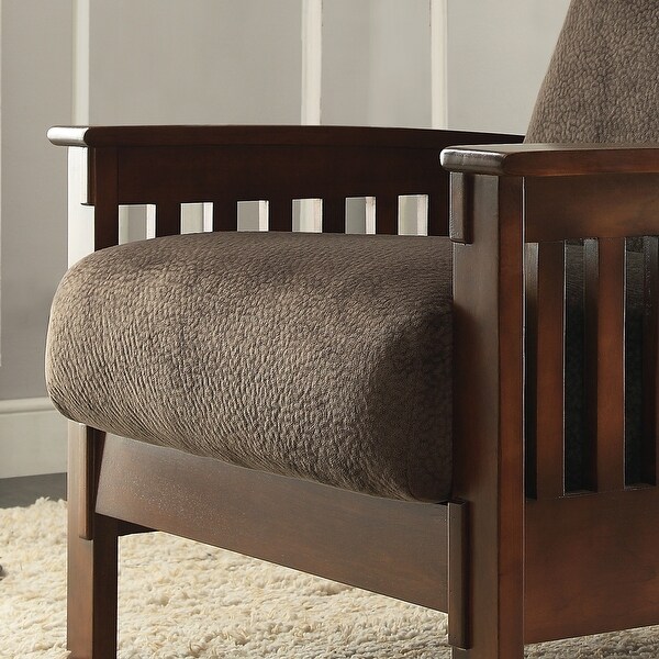 Hills Mission-Style Oak Accent Chair by iNSPIRE Q Classic