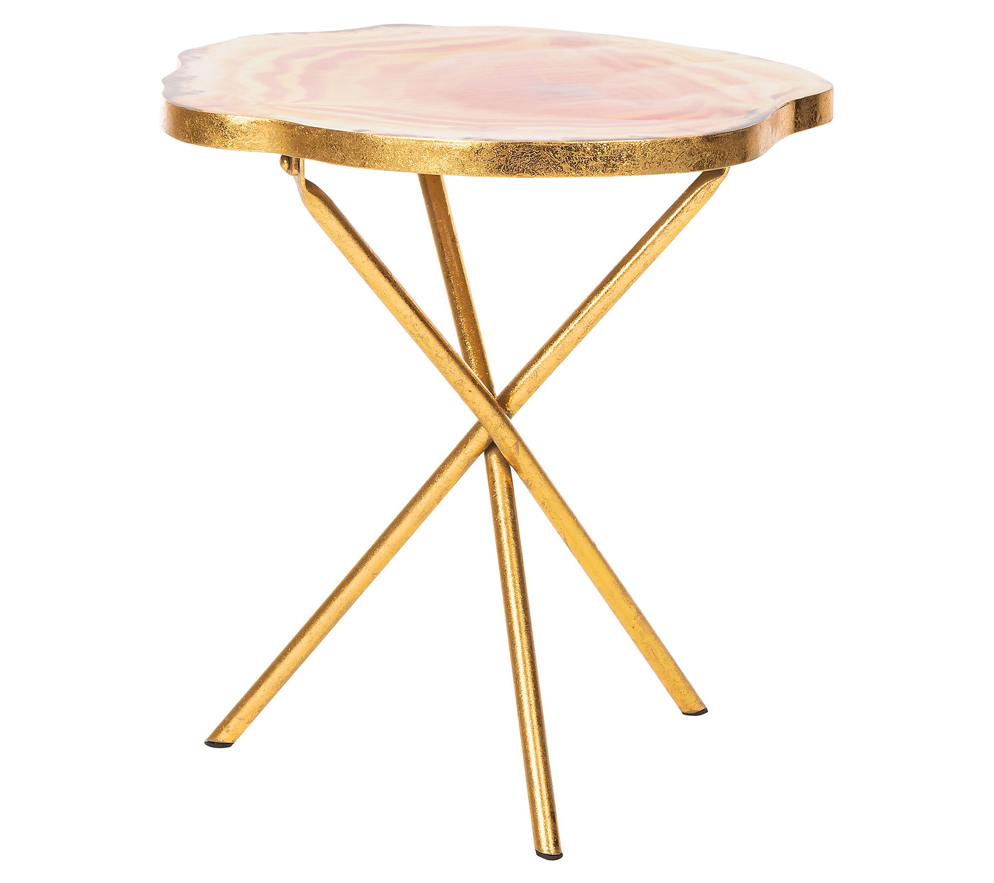 Safavieh Giselle Faux Agate Side Table