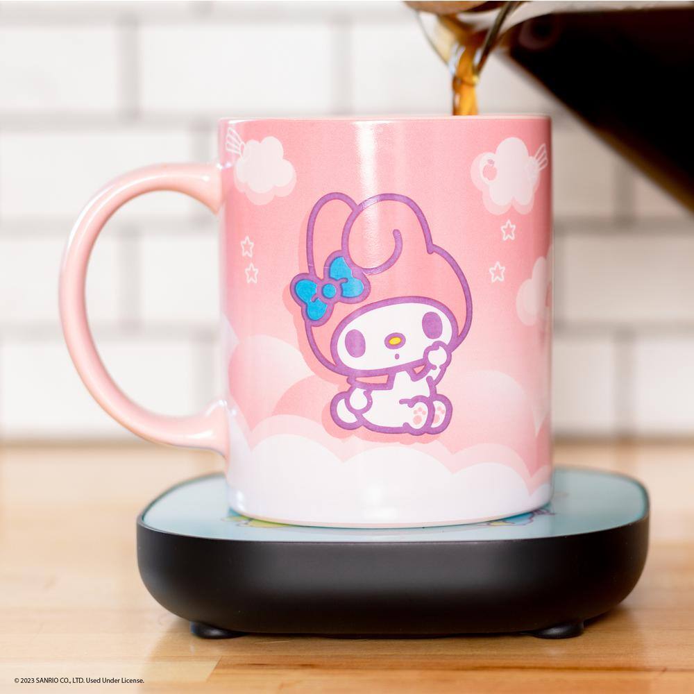 Uncanny Brands Hello Kitty and Friends 'My Melody' Pink Single- Cup Coffee Mug with Mug Warmer for your Coffee Maker MW1-KIT-MY1