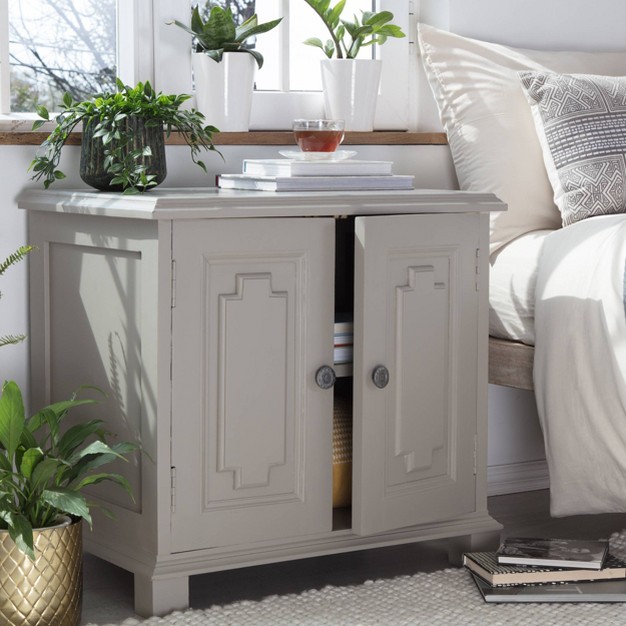 Ellison Storage Cabinet Gray Finch