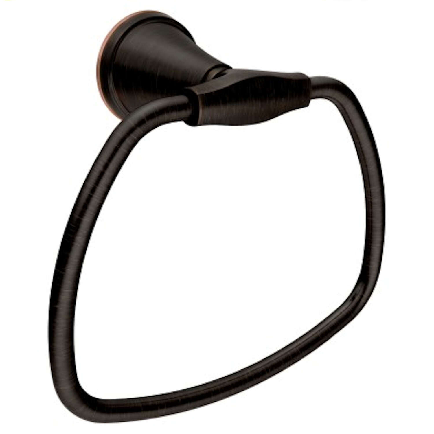 Moen Tiffin Mediterranean Bronze Towel Ring Metal