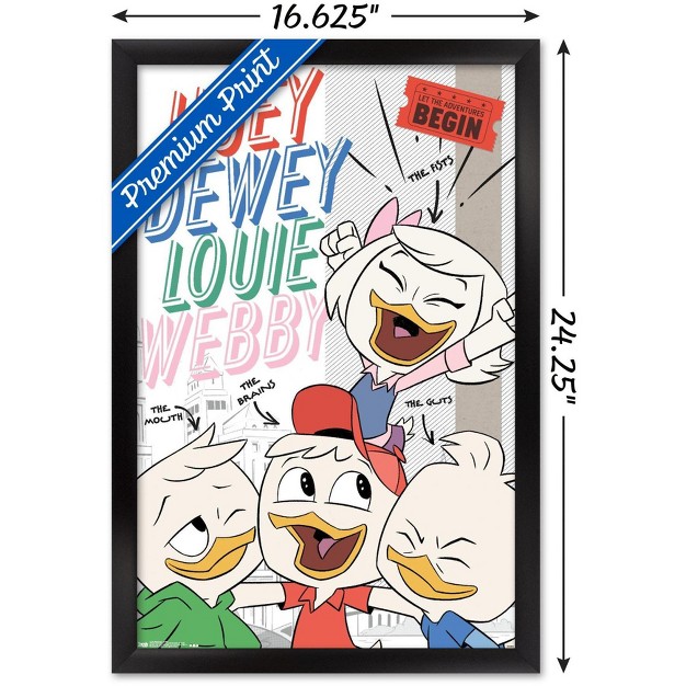 Trends International Disney Ducktales Names Framed Wall Poster Prints