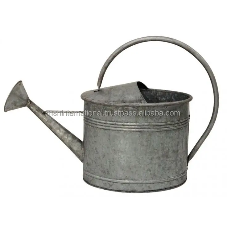 Galvanized Watering Can Top Quality Indian Stylish Handmade Water Can Traditional Designer Wholesale Luxury Watering Cane