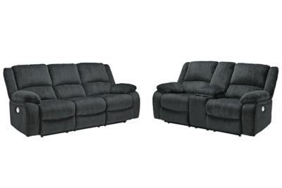 Draycoll Power Reclining Sofa,  Loveseat and Rocker Recliner