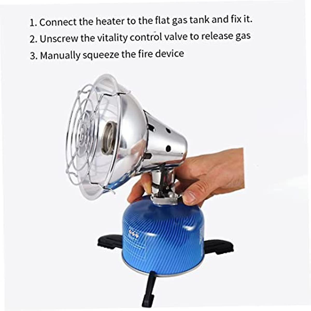 Portable Gas Heater Stove Stainless Steel Heating Warmer For Outdoor Camping Equipment Gas Heating Warmer Stove