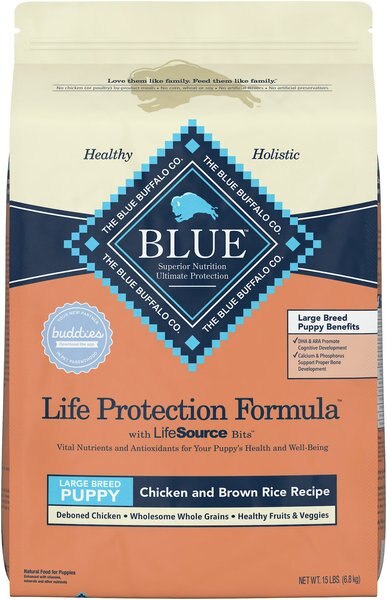 Blue Buffalo Life Protection Formula Large Breed Puppy Chicken and Brown Rice Recipe Dry Dog Food