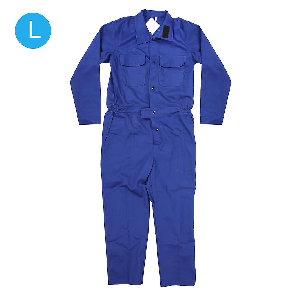 Fireproof Retardant Welding Protective Clothing One-piece Suit Safety Welder Work Protection Bluel