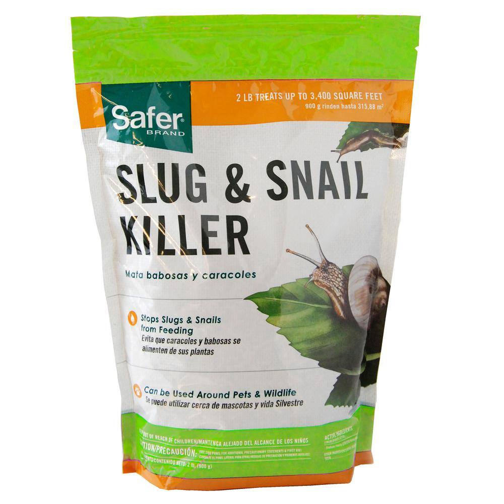 Safer Brand 2 lb. Slug and Snail Killer Lawn and Garden Granules SB125