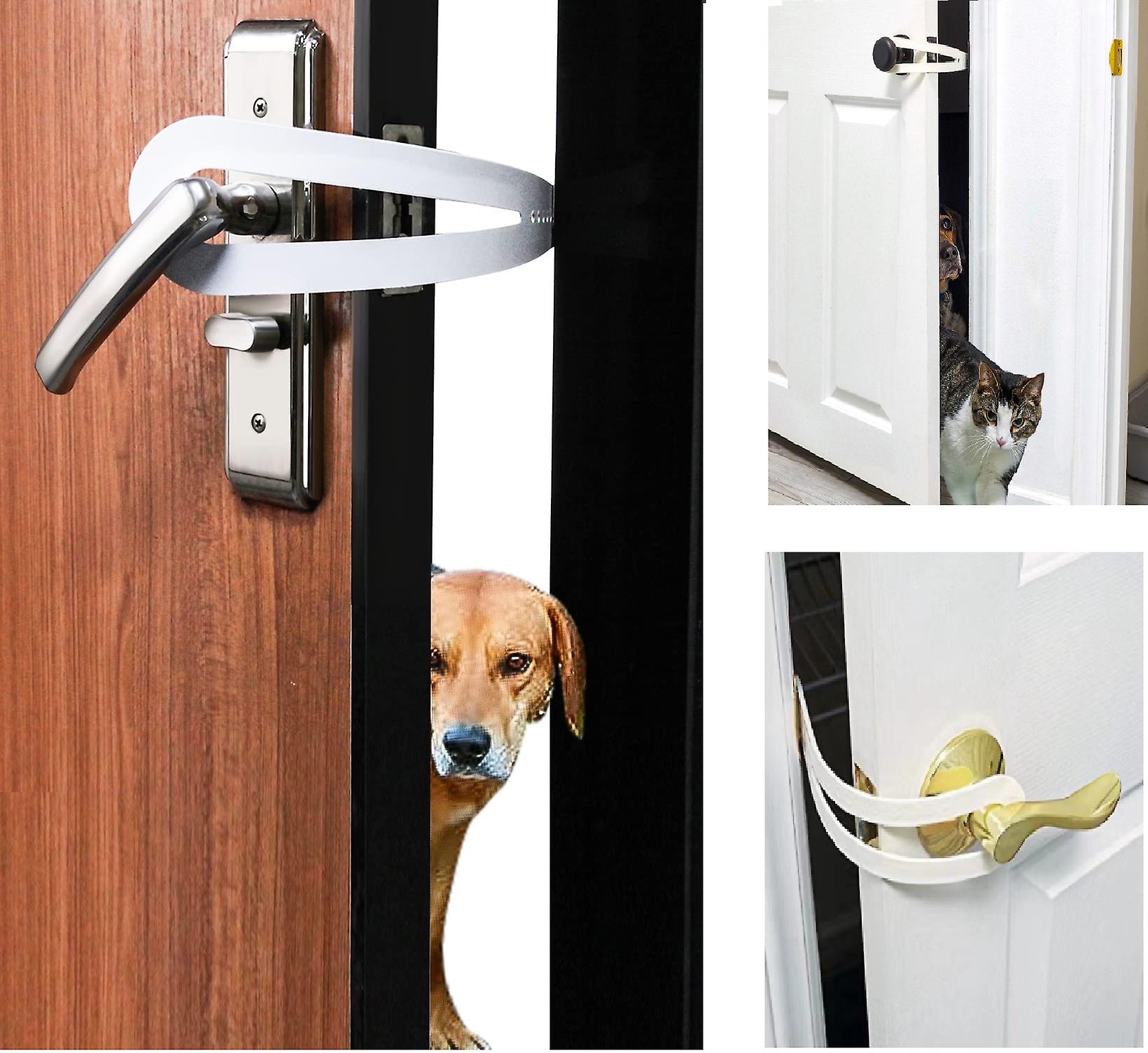 Miman 1 Packs Cat Door Holder Latch， Child And Dog Proof Door Lock