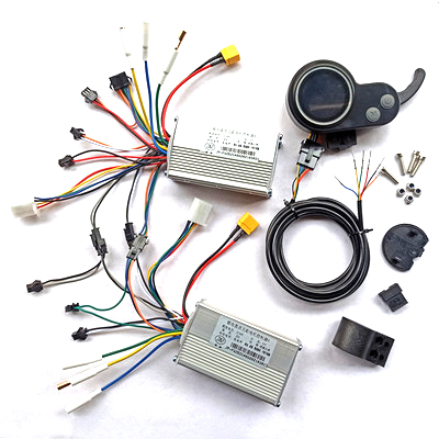 48V 25AH double motor dual motor  (A+B) controller with hall + display Brushless Motor Controller Electric scooter E Bike