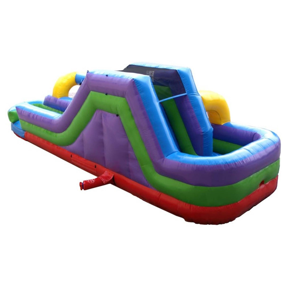 TentandTable Commercial Inflatable Water Slide with Slip n Slide Combo, Retro with Blower, 34'