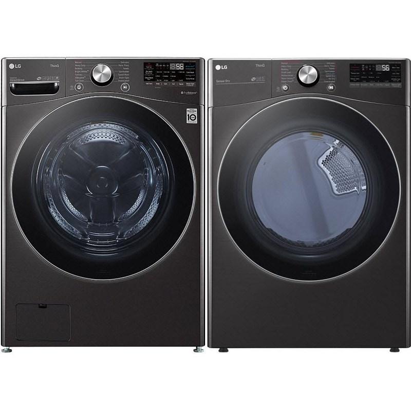 LG WM4100HBA amp DLEX4200B Front Load Washer amp Electric Dryer Set