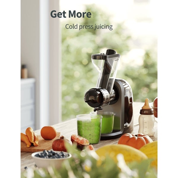 200W Power Cold Press Juicer with Quiet Motor