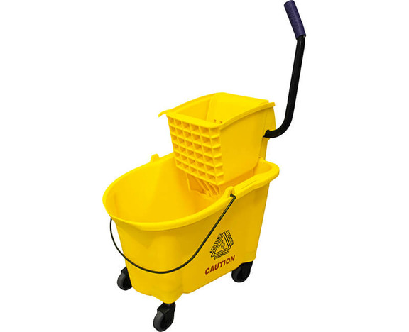 TUFF STUFF BW35Y 35 QT. Mop Bucket and Wringer Com...