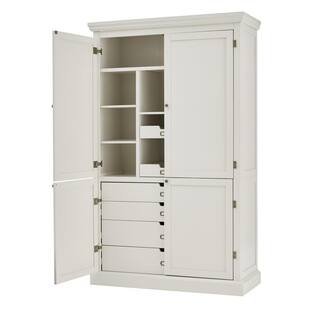 Home Decorators Collection Prescott Polar White Open Top Pantry 9950600410