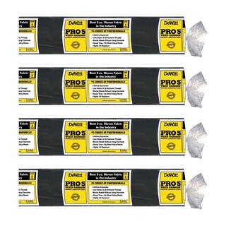 DeWitt P5 5 ft. x 250 ft. Pro 5 Commercial Landscape Weed Barrier Fabric (4-Pack) 4 x DWT-P5