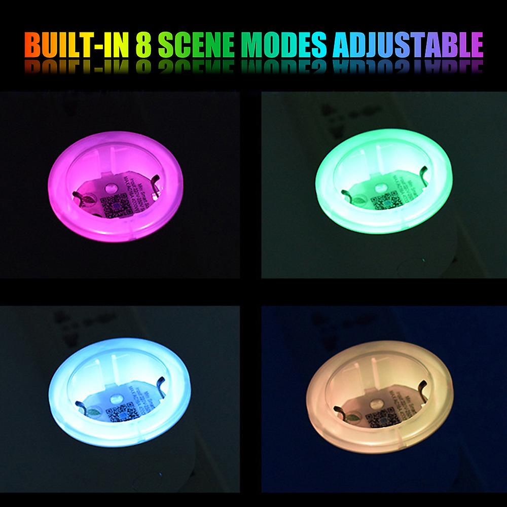 Wi-fi Remote Control Smart Socket Mini Practical Timing Adjustable Rgb Led Color Intelligent Plug With Led Indicator  1