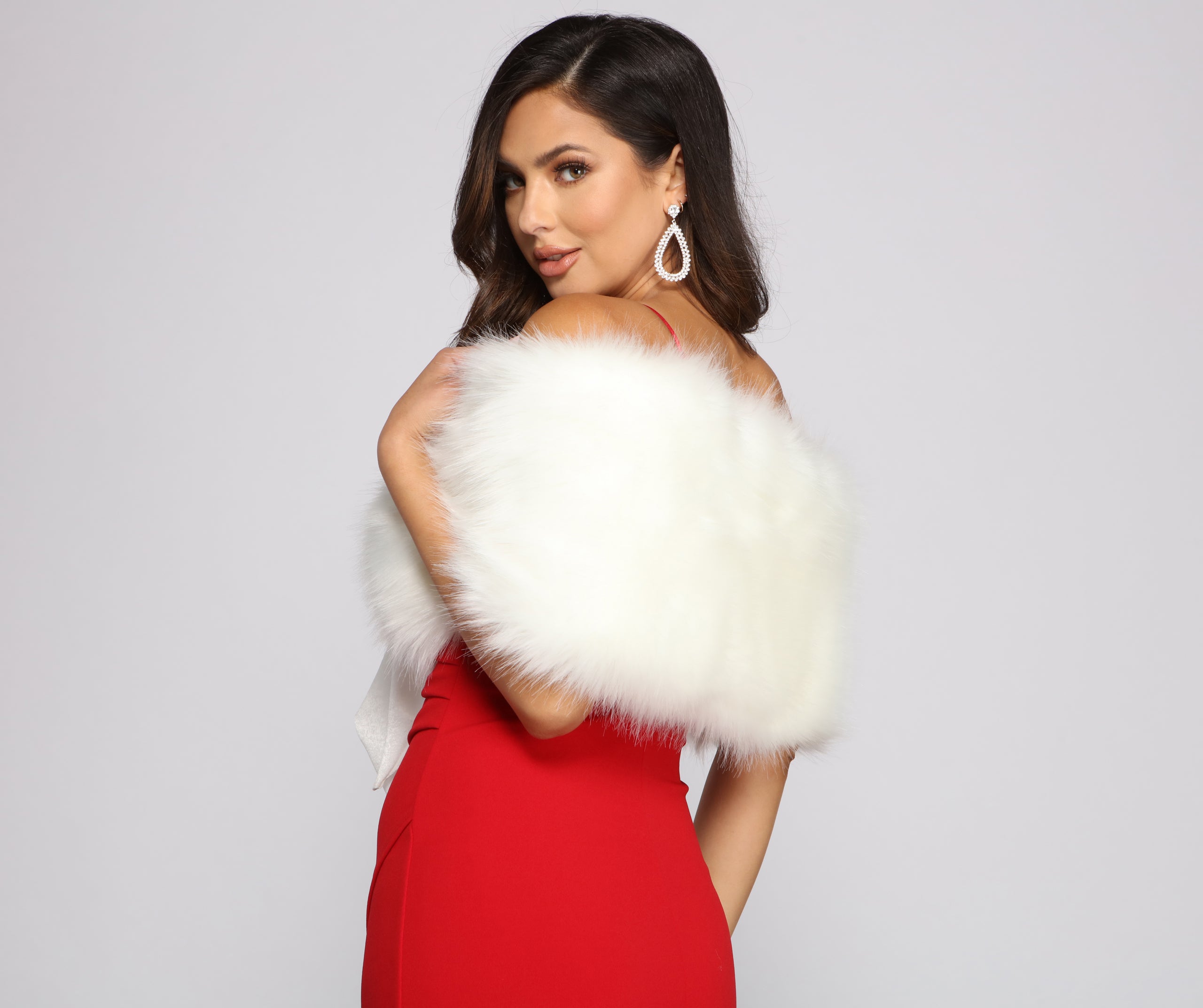 Extra Large Faux Fur Wrap