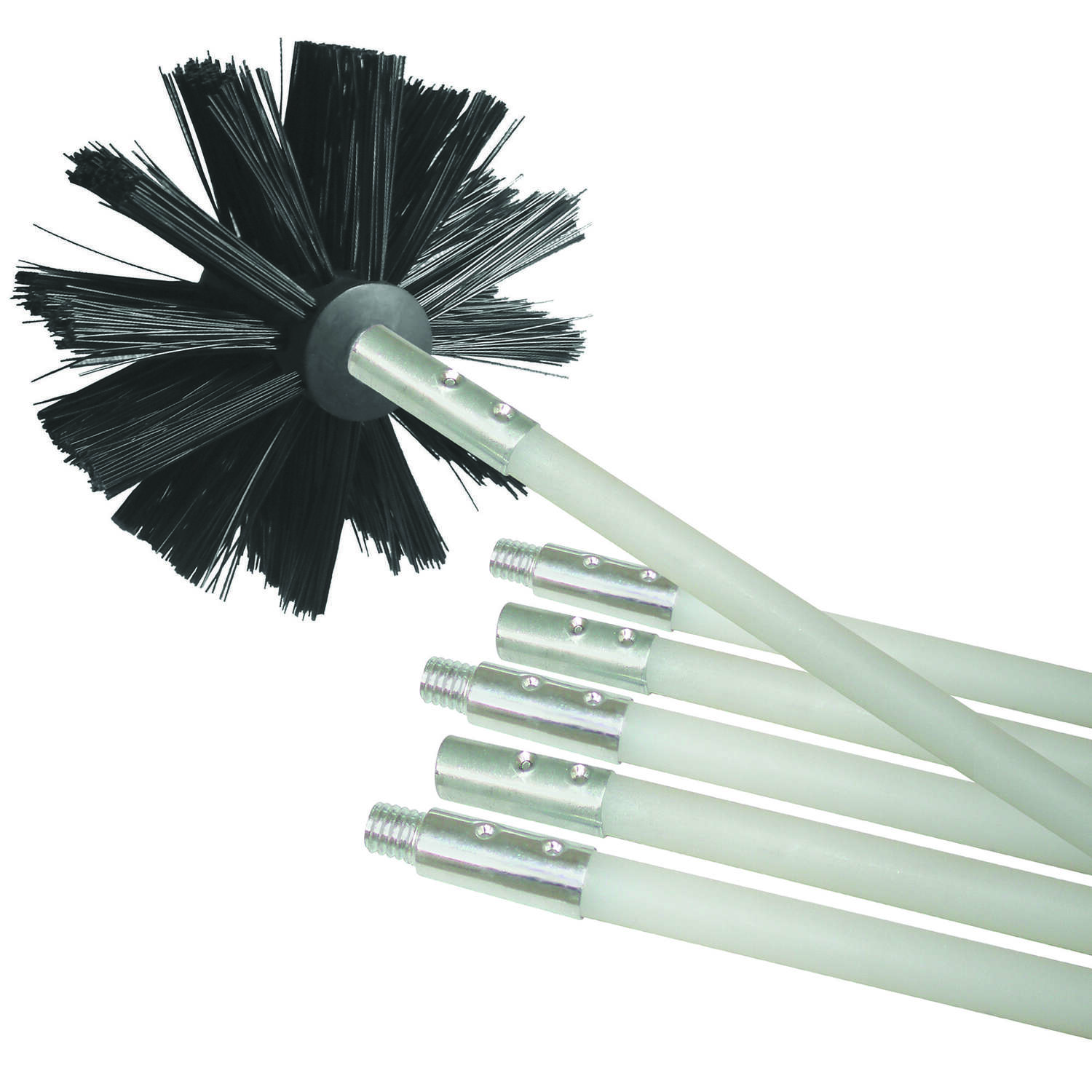 Deflect-O 4 in. D Black/White Aluminum Duct Cleaning Kit