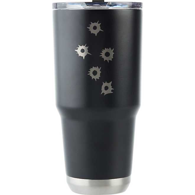 Magellan Outdoors Throwback Bullet Holes Powder-Coated 30 oz Tumbler