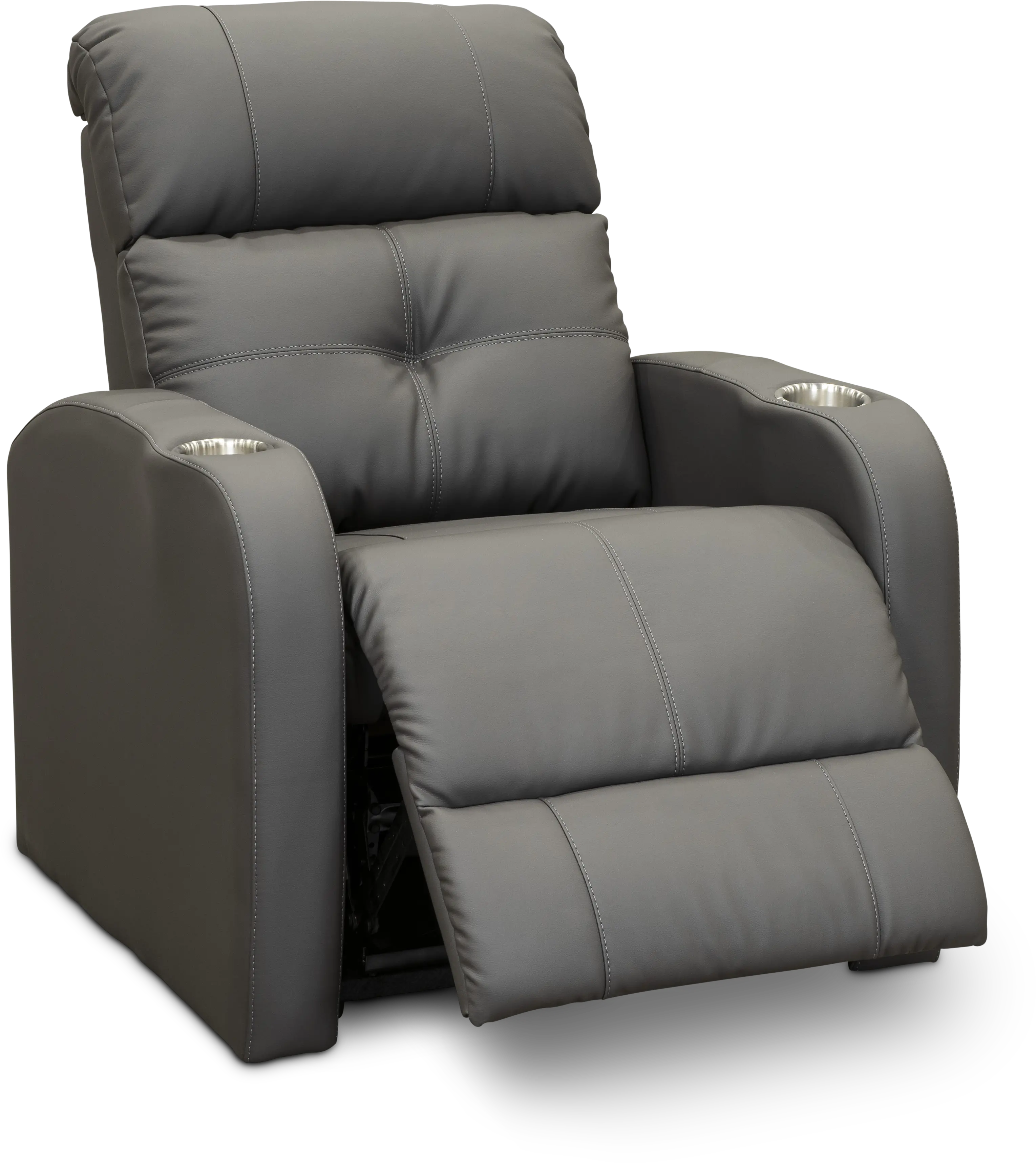 HTS Graphite Gray Power Theater Recliner