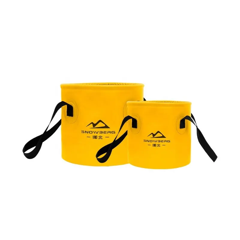 Hot sale PVC multifunctional food storage water outdoor picnic hiking portable folding camping bucket