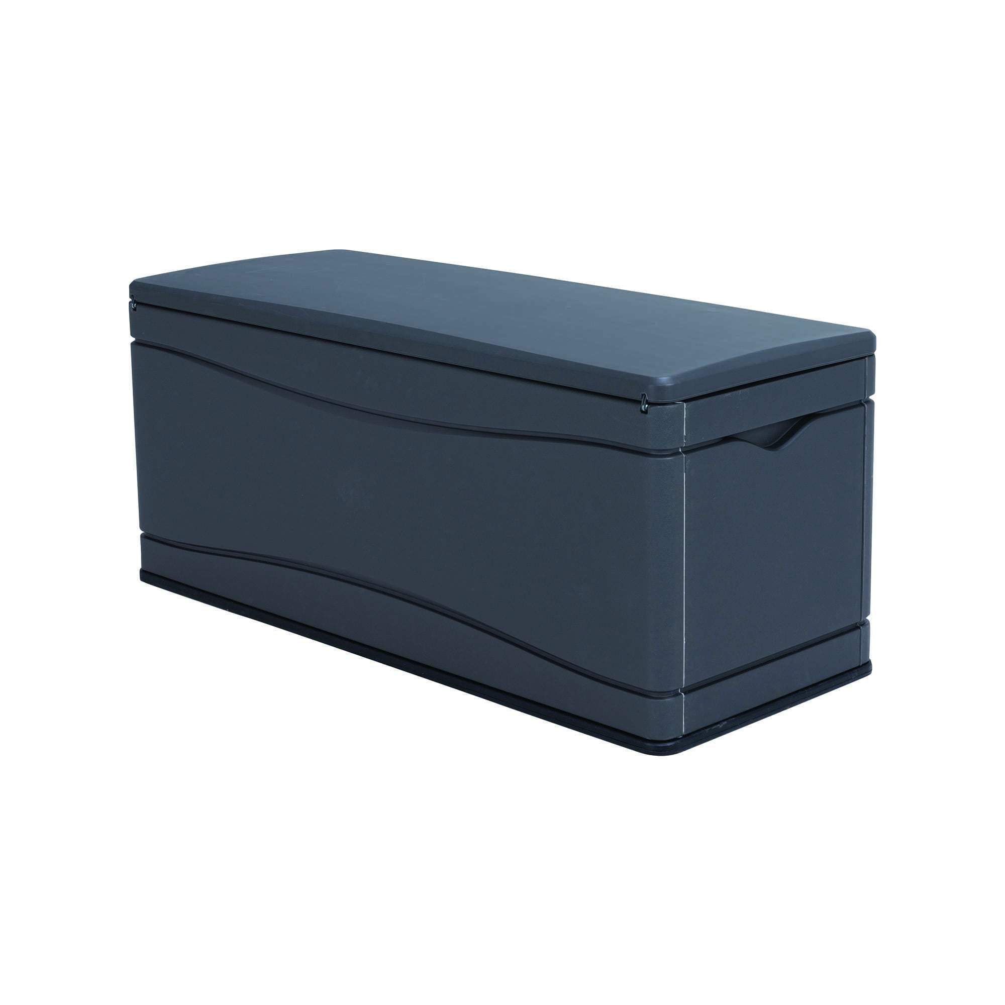 Lifetime Heavy-Duty 130 Gallon Plastic Deck Box, Gray