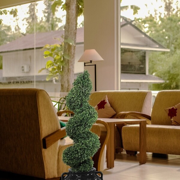 36 Boxwood Spiral Topiary