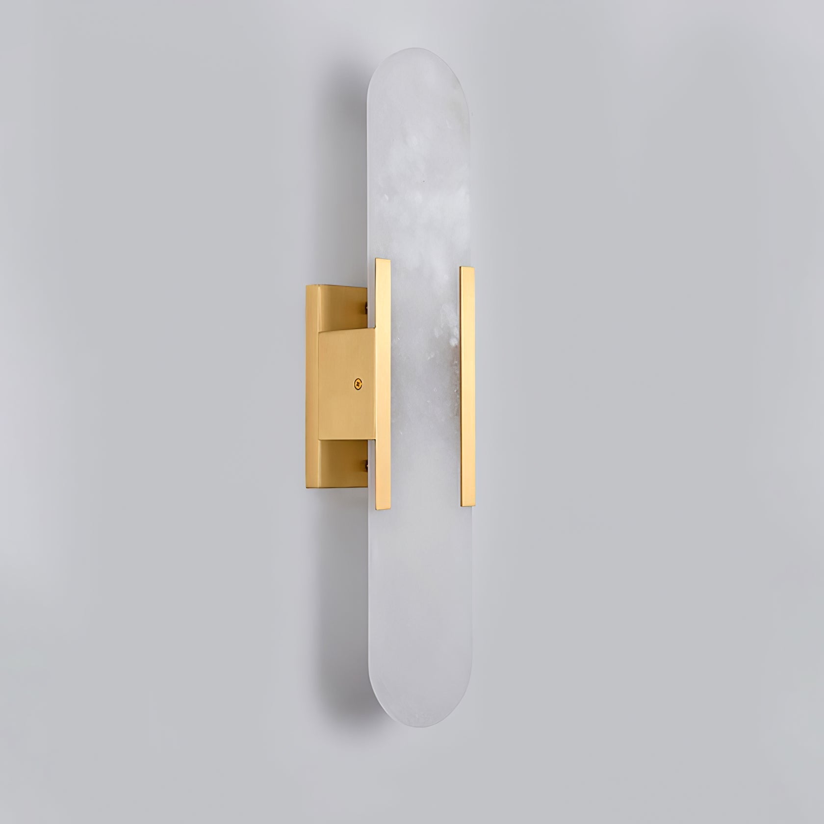 Melange Elongated Alabaster Wall Lamp