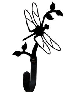 Village Wrought Iron WH 71 S Dragonfly   Wall Hook...