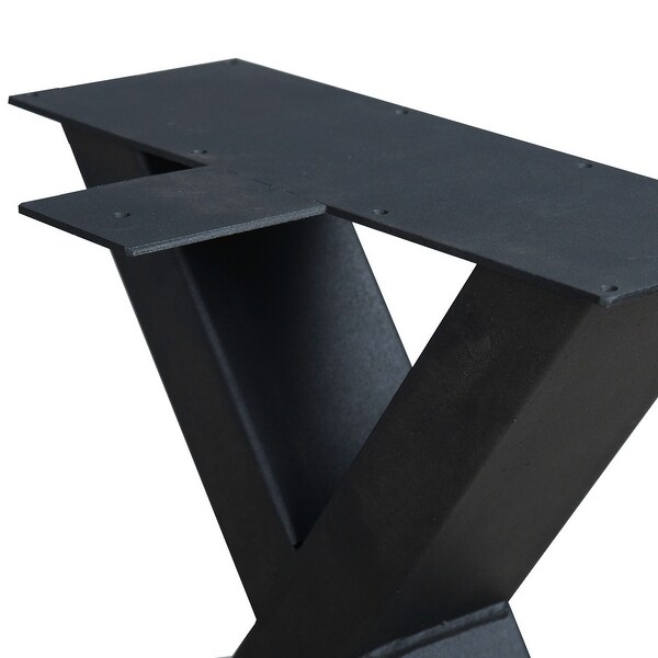 X-Type Iron Solid Metal Furniture Table Legs