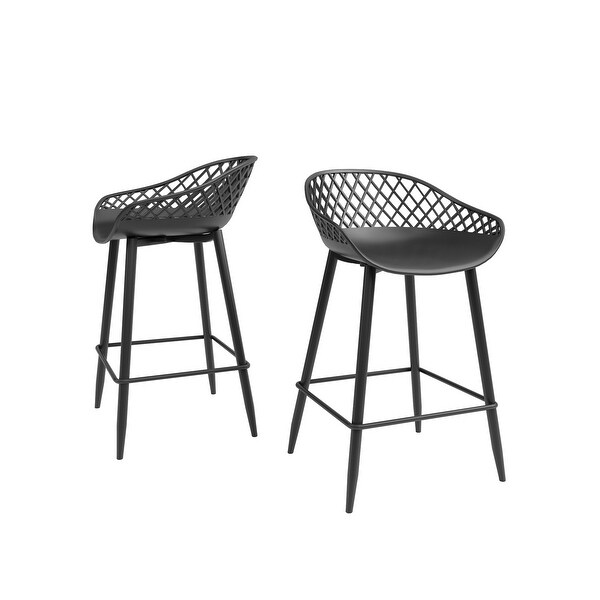 Kurv 3Piece Counter Height Bistro Set，Weather Resistant，Indoor/Outdoor