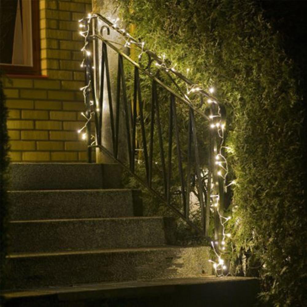 17m 100 Led Solar Outdoor Garden Lamp White Fairy String Light For Party Wedding Christmas Home Room Decor Gift No.174454