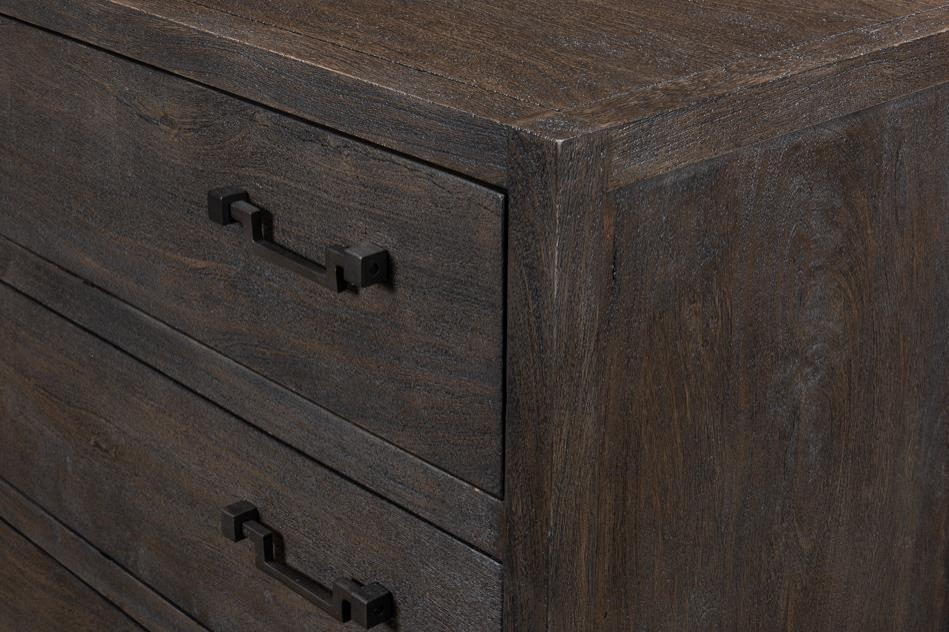 Chest of Drawers SARREID BAUHAUS Eclectic Gunmetal Gray Stormy   Midcentury   Accent Chests And Cabinets   by EuroLuxHome  Houzz