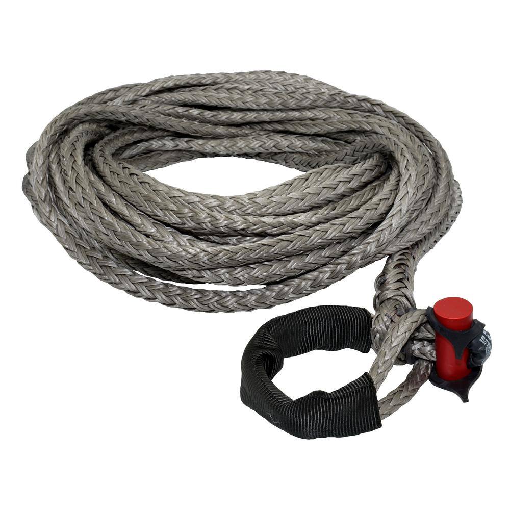 LockJaw 12 in. x 75 ft. Synthetic Winch Line Extension with Integrated Shackle 21-0500075