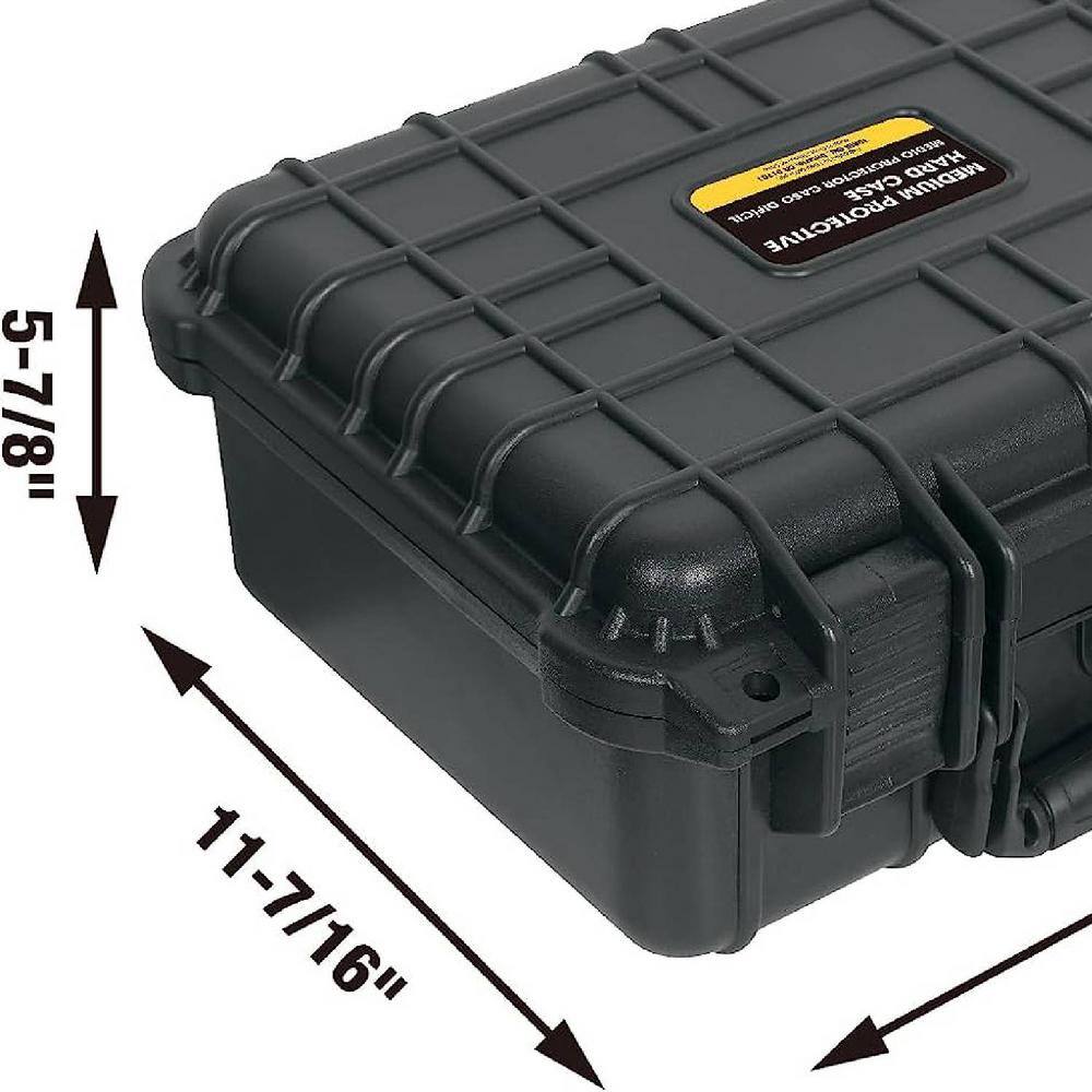 Big Red 4.84 in. W x 5.9 in. H x 13.7 in. D Portable Plastic Tool Box with Foam Insert: Waterproof and Shockproof Hard ATRTC3530R