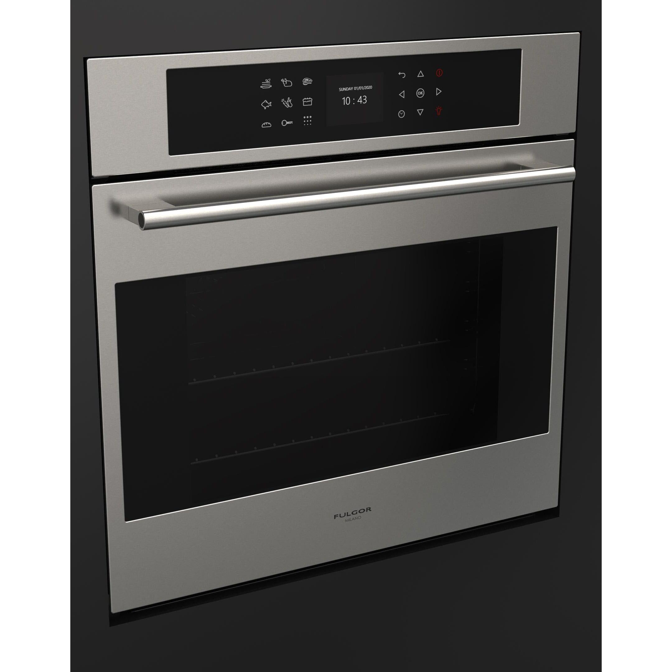 Fulgor Milano 24-inch, 2.4 cu.ft. Built-in Wall Oven with Convection Technology F7SP24S1