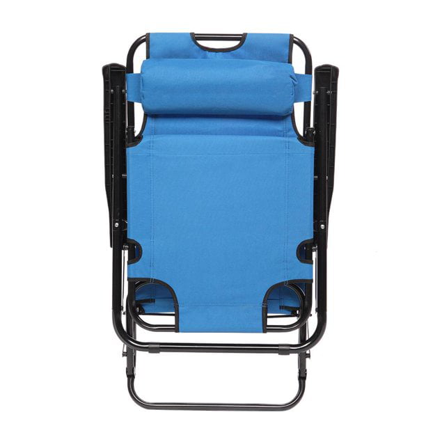 GOODWORLD Portable Extendable Outdoor Folding Reclining Chair Dual Purposes Lounge Recliners Home Patio Beach Chair