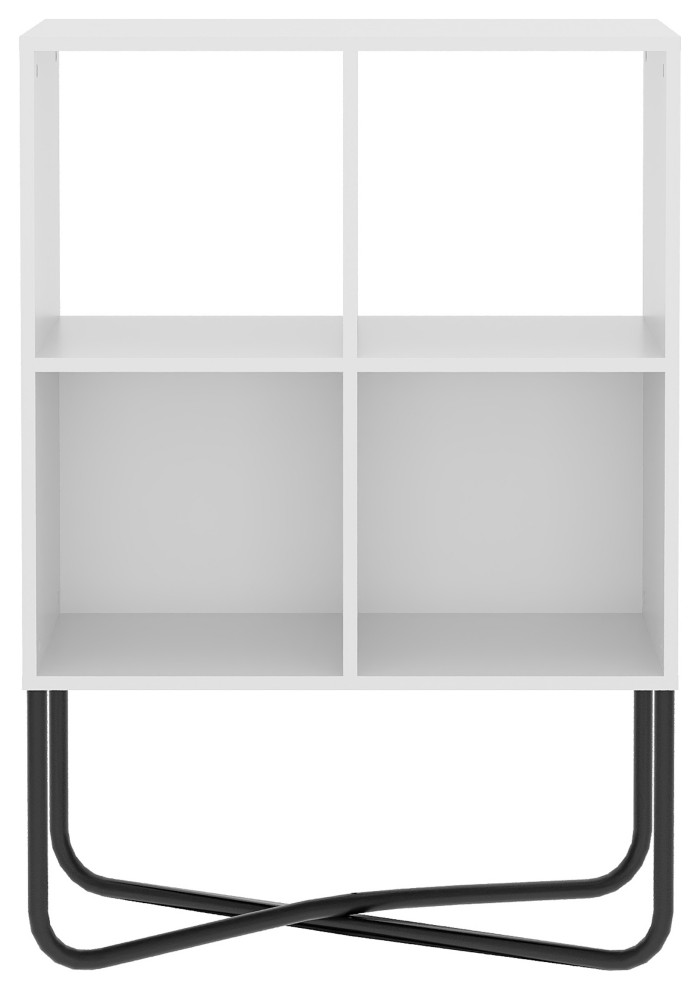 Techni Mobili Modern Geometric Bookcase   Industrial   Bookcases   by Rta Products  L  Houzz