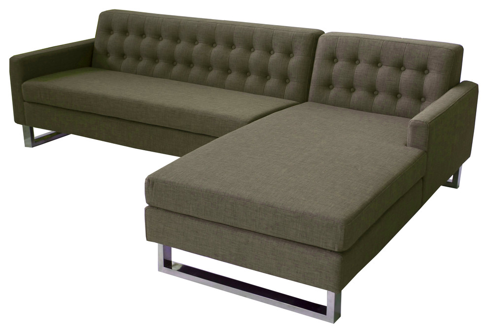 Nolan Sectional   Contemporary   Sectional Sofas   by Pangea Home  Houzz