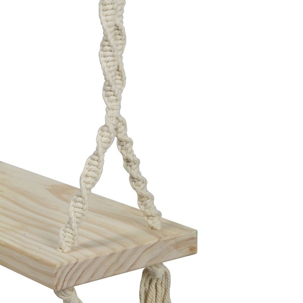 Natural Rope Wooden Swing Chair