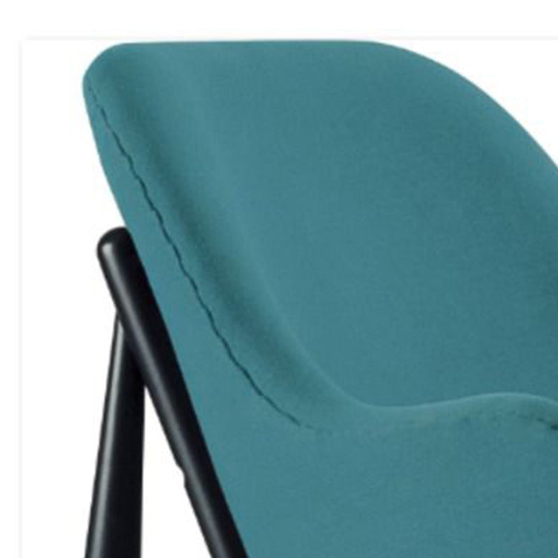 VERONIC Lounge Chair - Teal & Black