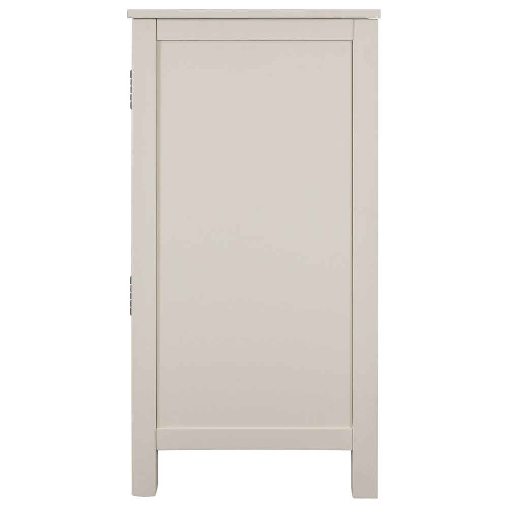 Livingroom Entryway Wood Cabinet with Doors and Shelf