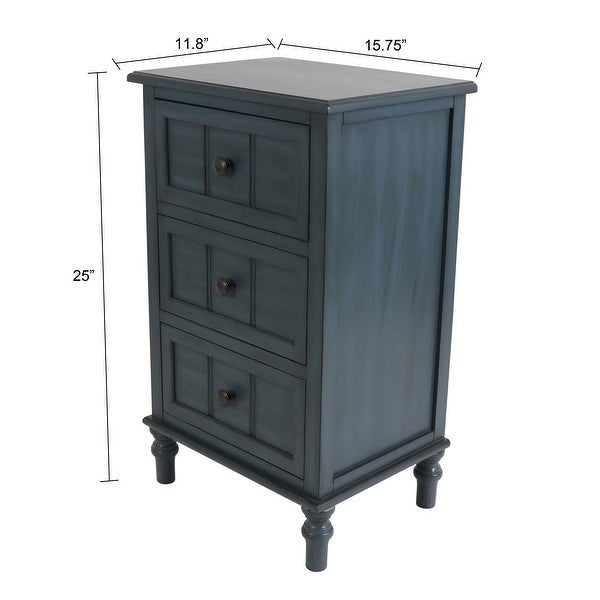 Copper Grove Hoxie 3-drawer Accent Table