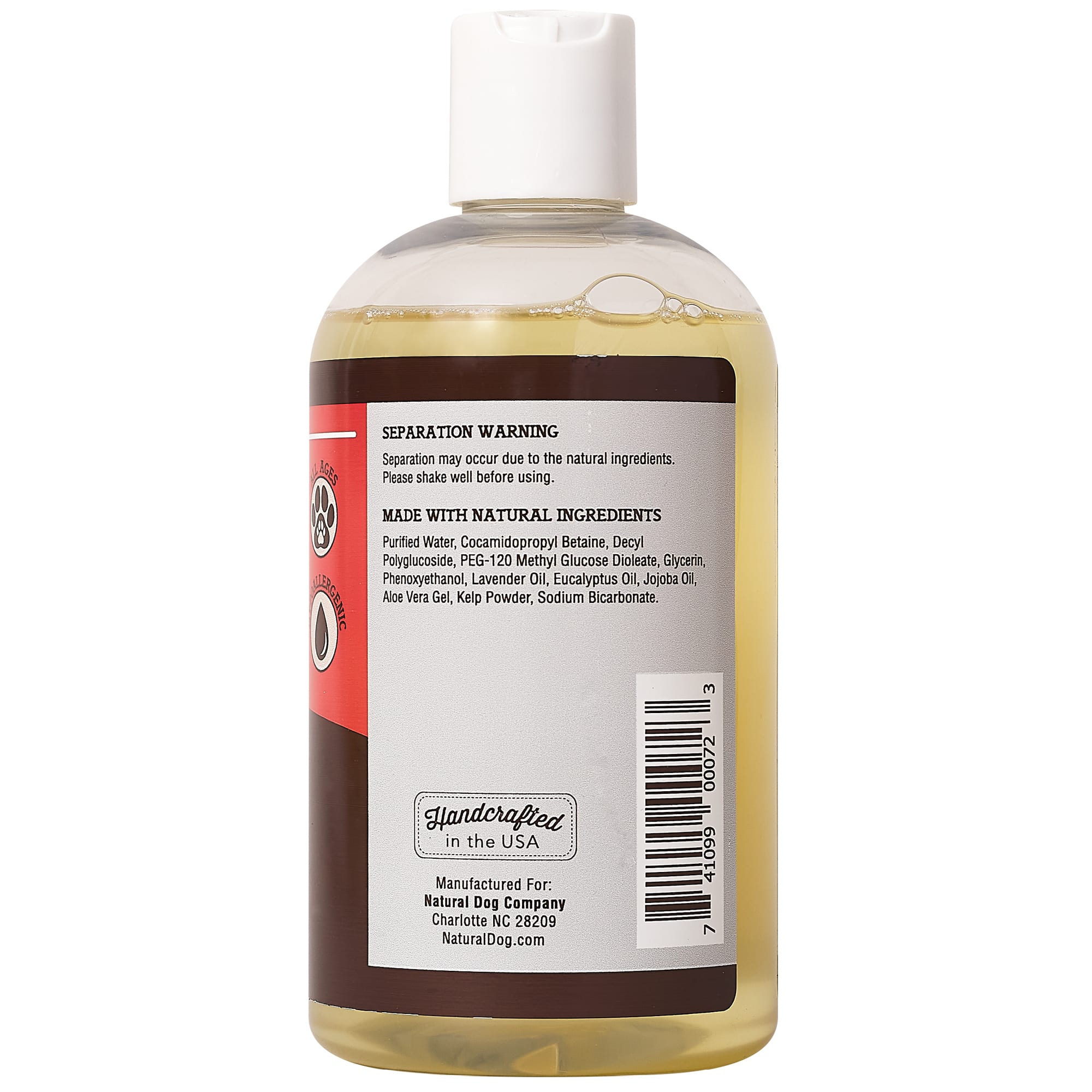 Natural Dog Company Itchy Dog Shampoo， 12 oz.