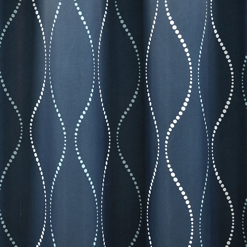 Lush Decor Swirl Room Darkening Window Curtains Set