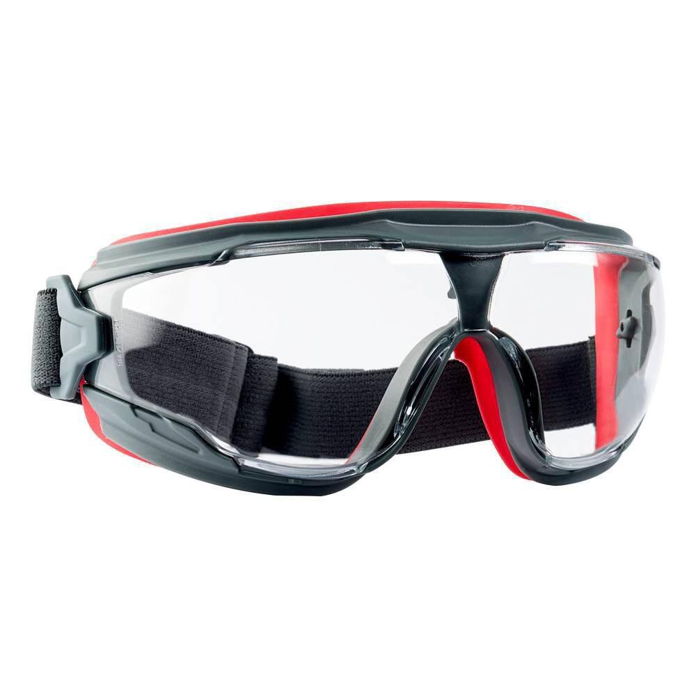 Scotchgard Protector GrayRed Anti-Fog Goggles with Clear Lens 47212H1-VDC-PS