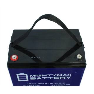 MIGHTY MAX BATTERY 12V 75AH GEL Battery Replacement for Leoch LPC12-75 MAX3938644