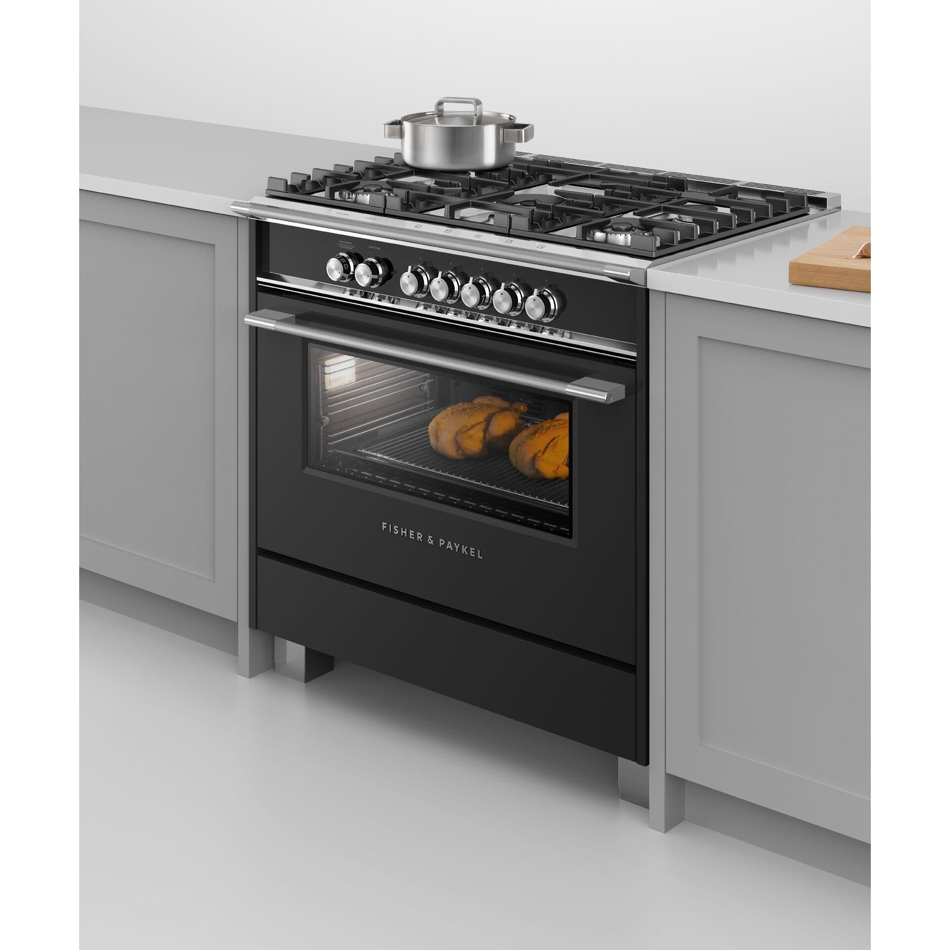 Fisher & Paykel 36-inch Freestanding Gas Range with AeroTech? Technology OR36SCG4B1