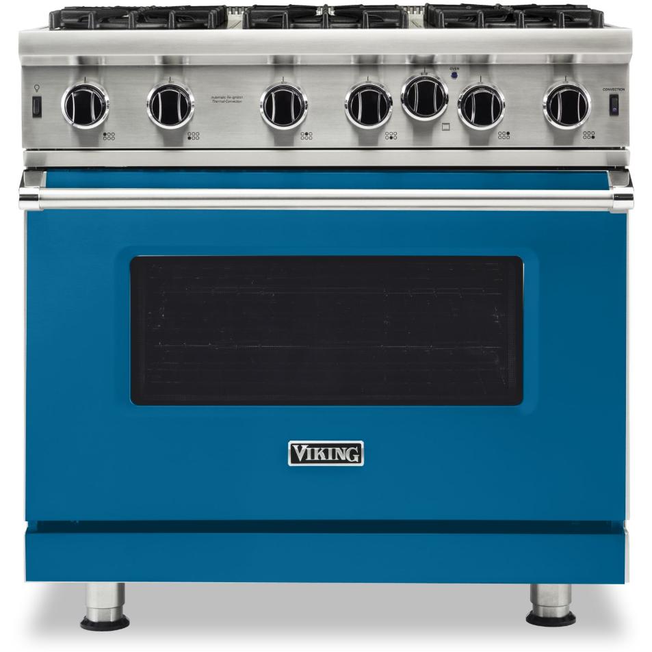 Viking 36-inch, 5.1 cu.ft. Freestanding Gas Range with Convection Technology VGIC5362-6BAB